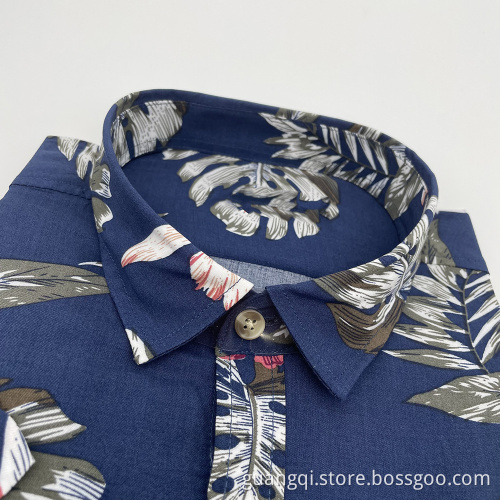 Generous printing viscosa male shirts